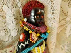 zulu bead doll side